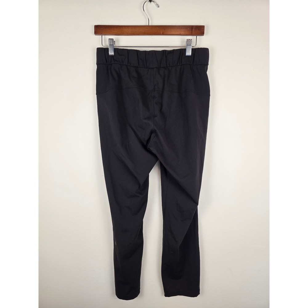 Lululemon On The Fly Black High Rise Drawstring Lounge Pants Size 6 - Picture 3 of 6